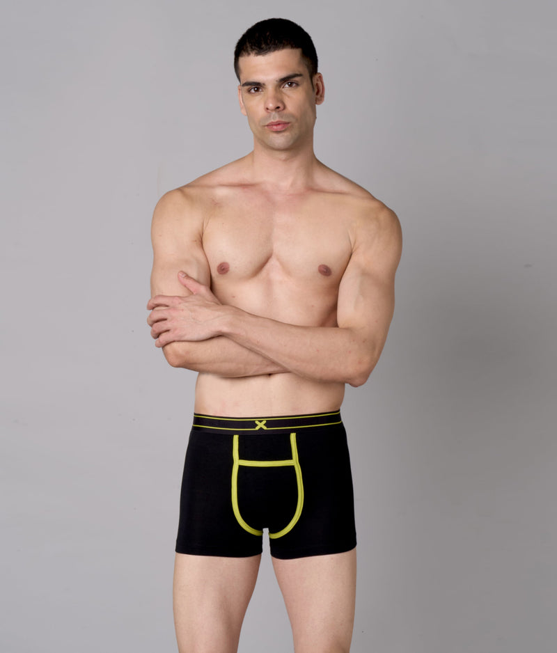 X-Rizz Solid Micro Modal Trunks for Men
