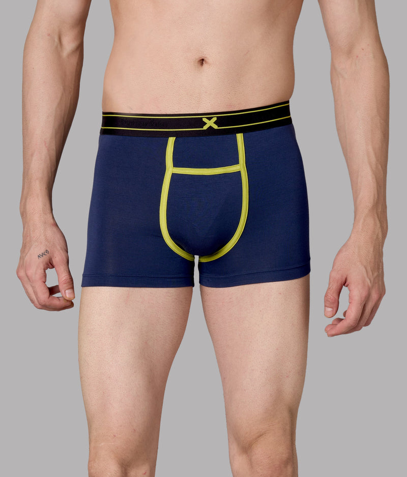 X-Rizz Solid Micro Modal Trunks for Men