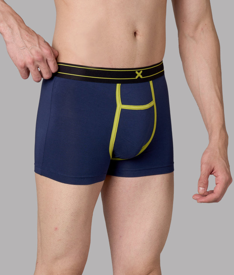 X-Rizz Solid Micro Modal Trunks for Men