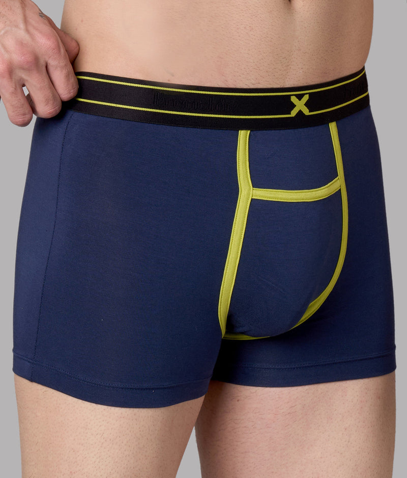 X-Rizz Solid Micro Modal Trunks for Men