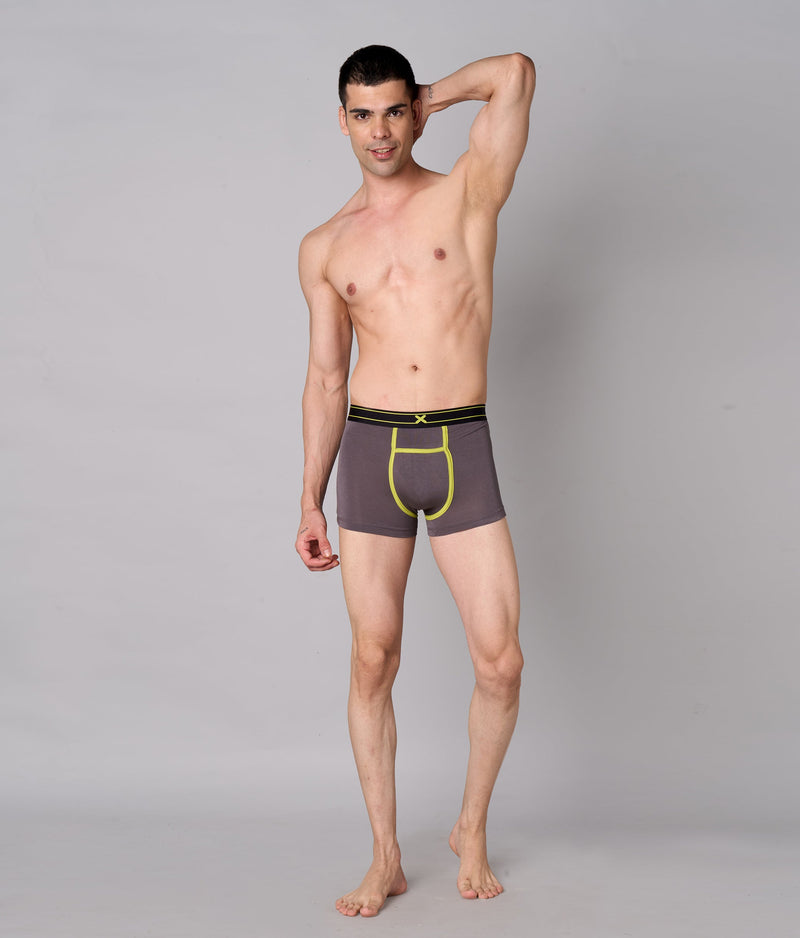 X-Rizz Solid Micro Modal Trunks for Men