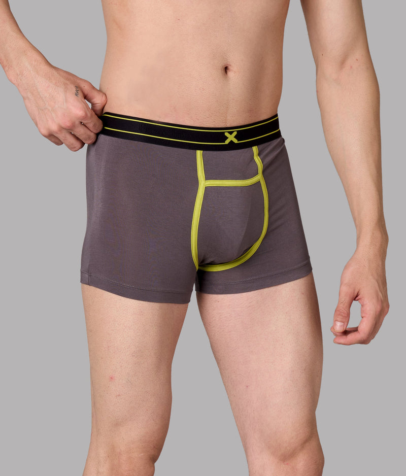 X-Rizz Solid Micro Modal Trunks for Men