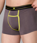 X-Rizz Solid Micro Modal Trunks for Men