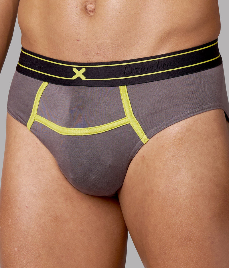 X-Rizz Solid Micro Modal Briefs for Men
