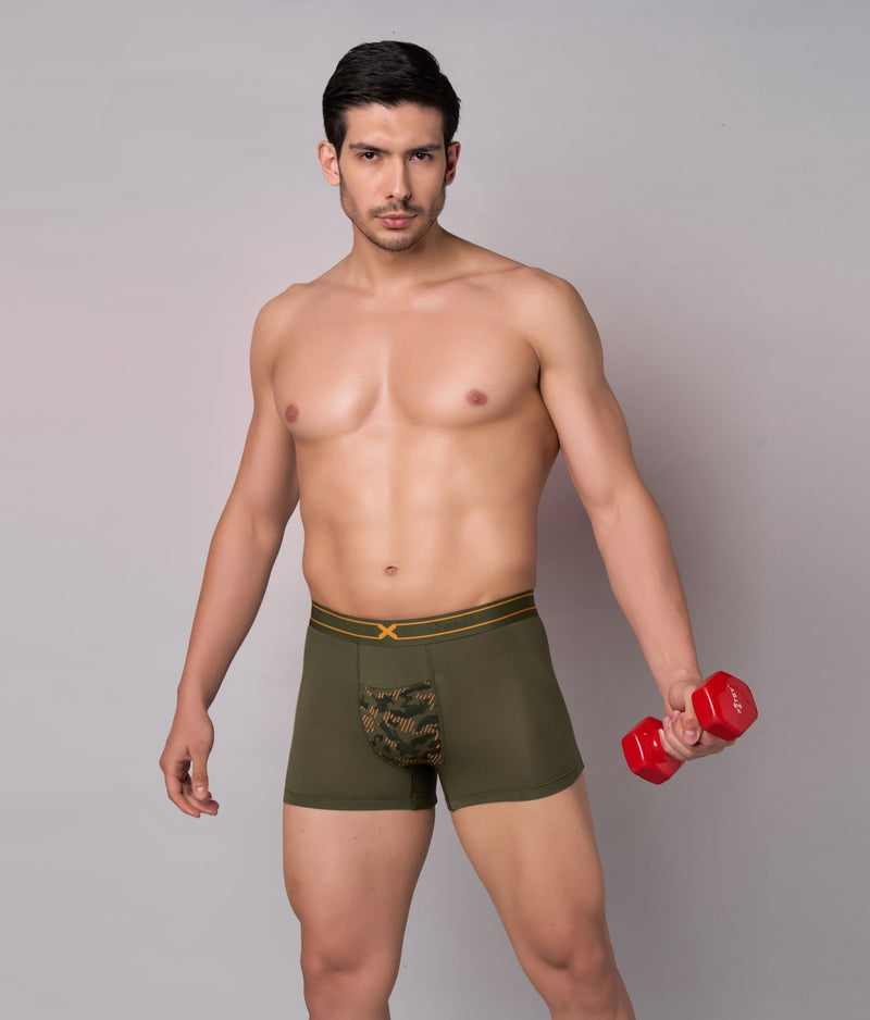 X-Sin | Cloud Soft Beetle Olive Micro Modal Trunks