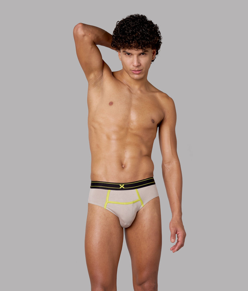 X-Rizz Solid Micro Modal Briefs for Men