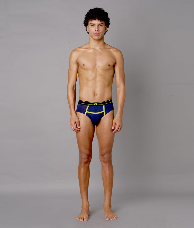 X-Rizz Pageant Blue Micro Modal Briefs
