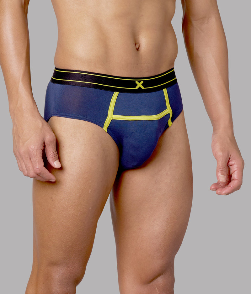 X-Rizz Solid Micro Modal Briefs for Men