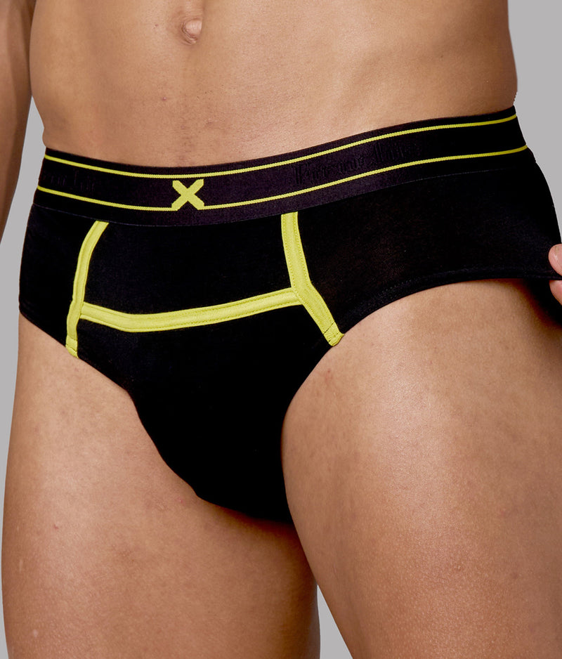 X-Rizz Solid Micro Modal Briefs for Men