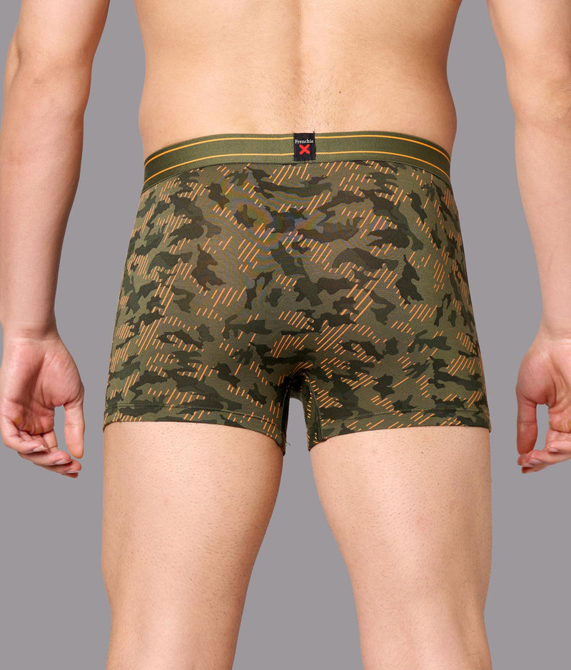 X-Rage Camo Print Micro Modal Trunks