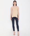 KS03 Side Slit Skin Kurti Slip Camisole with Adjustable Straps for Women