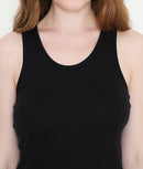 Solid Cotton Racer-Back Tank Top for Women - Assorted Colour