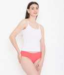 Pure White Soft Cotton Innerwear Camisole for Women
