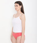 Pure White Soft Cotton Innerwear Camisole for Women