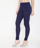 WOMEN NAVY BLUE COTTON CHURIDAR LEGGINGS