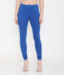 WOMEN ROYAL BLUE COTTON CHURIDAR LEGGINGS