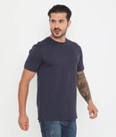 Men's Jet Navy Leisurewear Essential Cotton Tee - 004