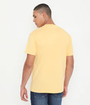 Men Casuals Pure Cotton Tee - 003 - Custard
