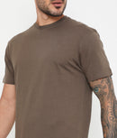 Men Solid Seawood Leisurewear Essential Cotton Tee - 004
