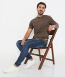 Men Solid Seawood Leisurewear Essential Cotton Tee - 004