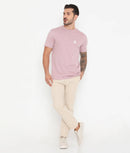 Men Rose Gold Essential Cotton T-Shirt 001