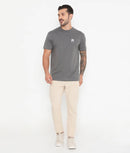 Men Dark Grey Essential Cotton T-Shirt 001