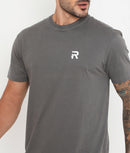 Men Dark Grey Essential Cotton T-Shirt 001