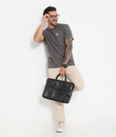 Men Dark Grey Essential Cotton T-Shirt 001