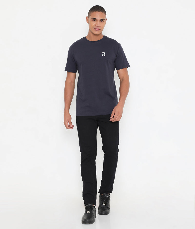 Men Jet Navy Essential Cotton T-Shirt 001