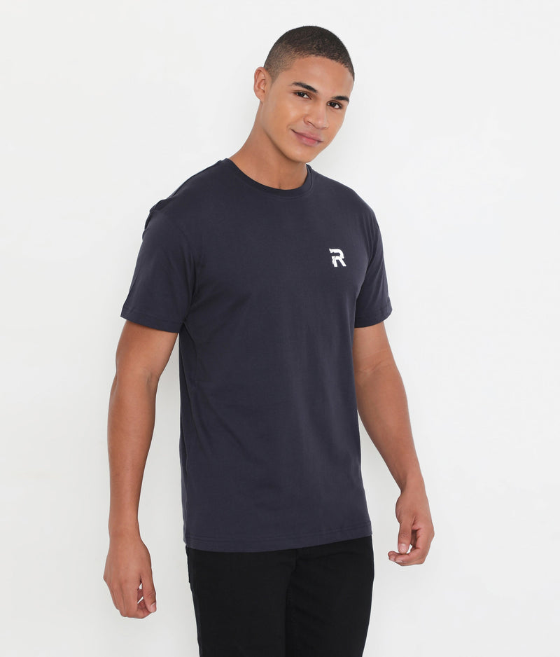 Men Jet Navy Essential Cotton T-Shirt 001