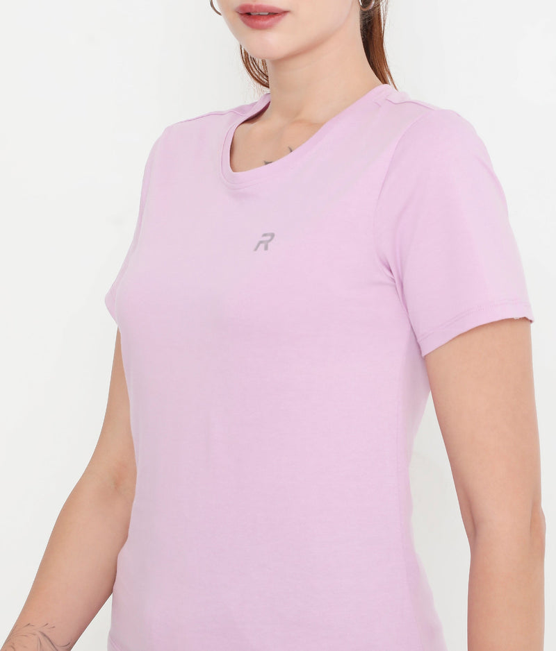 Lavendar Essential Cotton T-Shirt For Women - 002