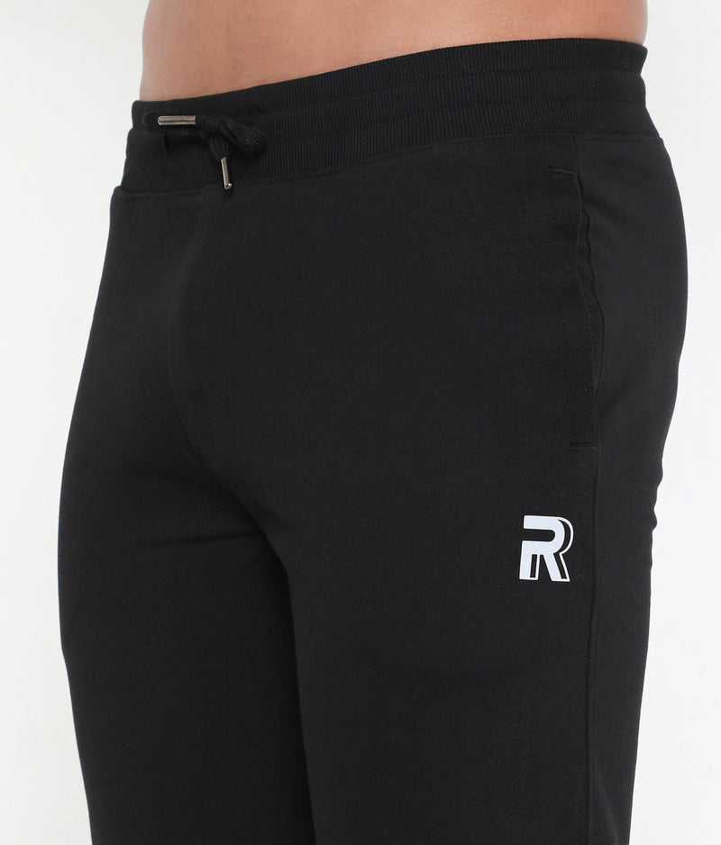 Men 002 Active Cotton Joggers - Black