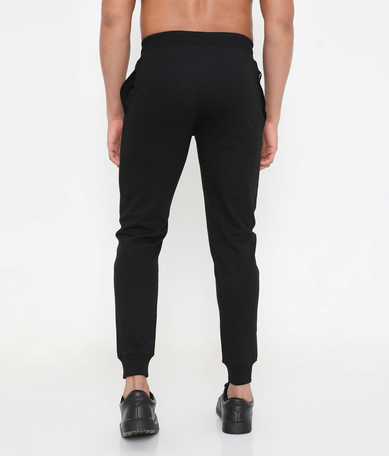 Men 002 Active Cotton Joggers - Black