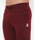 Men 002 Active Cotton Joggers - Maroon