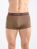 Ascent Men’s Solid Cotton Mid Rise Regular Fit Trunk-Assorted Colours-Pack of 2