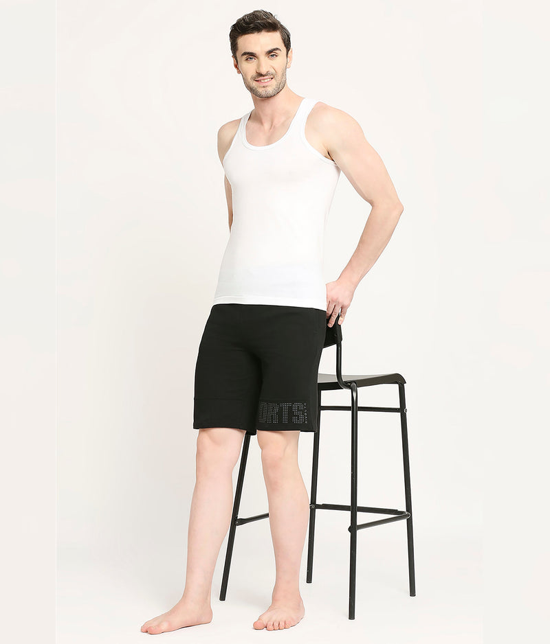 Fresh Men's Lime Fragrant Pure Cotton Vest | Skin Friendly | Odour Buster Technology