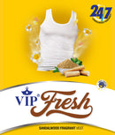 Fresh Men's Sandalwood Scented Cotton Vest with Odour Buster Technology