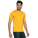 Golden Yellow Everyday Essential Cotton T-Shirt for Men