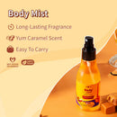 Vanilla Caramello Bath & Body Bundle by Plum BodyLovin' | Body Wash, Body Lotion, Perfume & Body Mist
