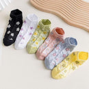 TIM high quality Pairs Women Cotton Socks Ankle Length Socks, Multicolor, Pack of 6, Free Size