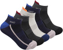 TIM high quality Sports Socks Men with Cushion, Stripe Design,  Pack of 5 (Free Size)