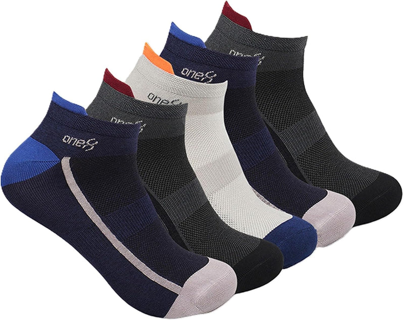 TIM high quality Sports Socks Men with Cushion, Stripe Design,  Pack of 5 (Free Size)
