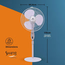 Havells Pedestal Fan Swing- 400 mm