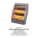 Glen Quartz Heater Model GL 7017 QZ, 1 N
