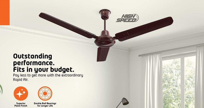 Orient Electric Ocean Air 1200 Mm Ceiling fan High speed (Brown)