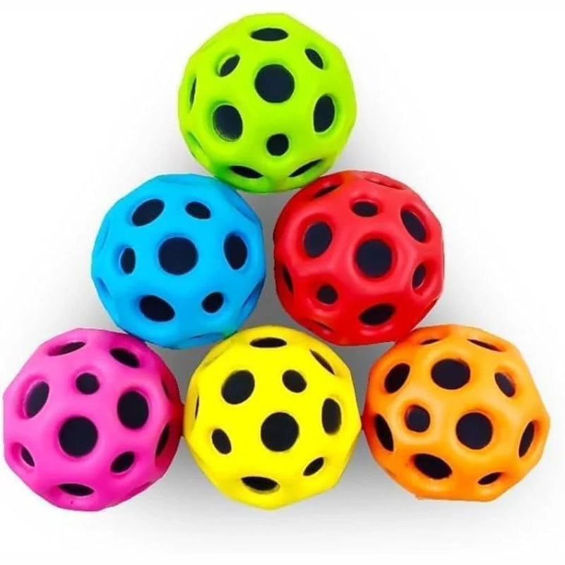 Moon Ball – High Bounce Rubber Ball for Kids | Crazy Bouncing Ball for Outdoor Fun | Moon Ball for Kids 1-5 Years Hyper Bounce Toy for Boys & Girls
