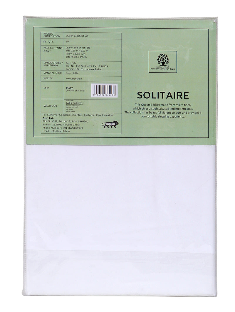 Dream Living Solitaire Queen Bedsheet 1 N