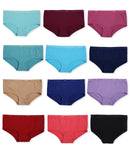Amelie 112 Solid Boyleg Cotton Panty in Assorted Colours - AS01
