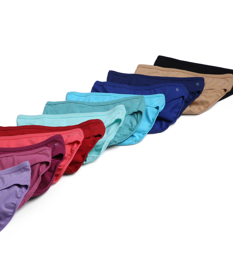 Amelie 108 Cotton Rich Hipster Panty in Assorted Colours - AS01