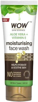 Wow Skin Science Aloevera And Vitamin E Face Wash 100 ml